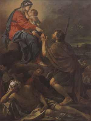 Jacques-Louis David Saint roch (mk02) oil painting image